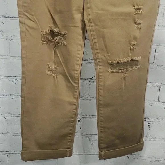 Risen Distressed Cuffed Ankle Skinny Jeans Size 2XL NWT - Picture 4 of 15